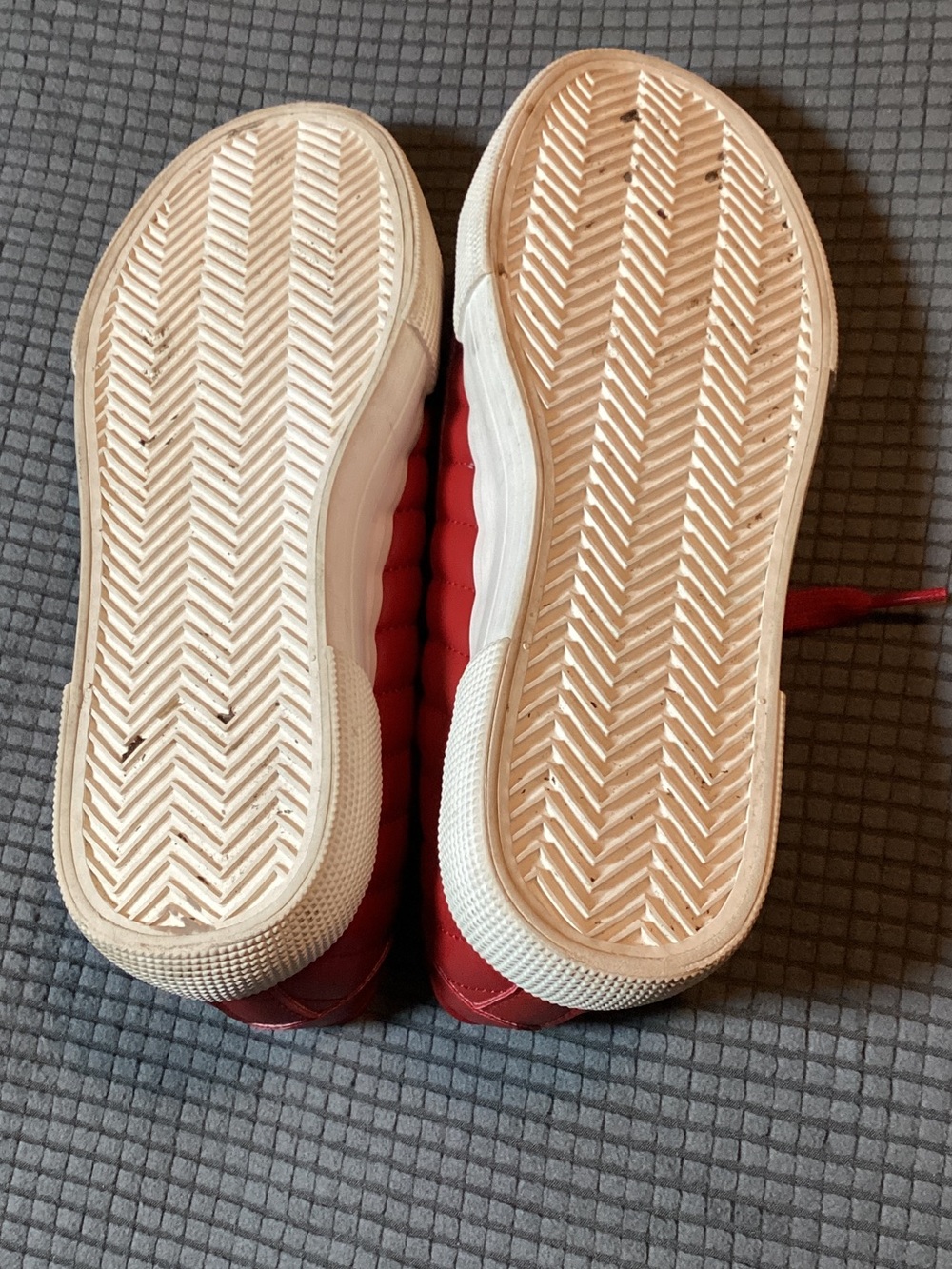 Women's Red Platform Sneakers - Picture 5 of 5